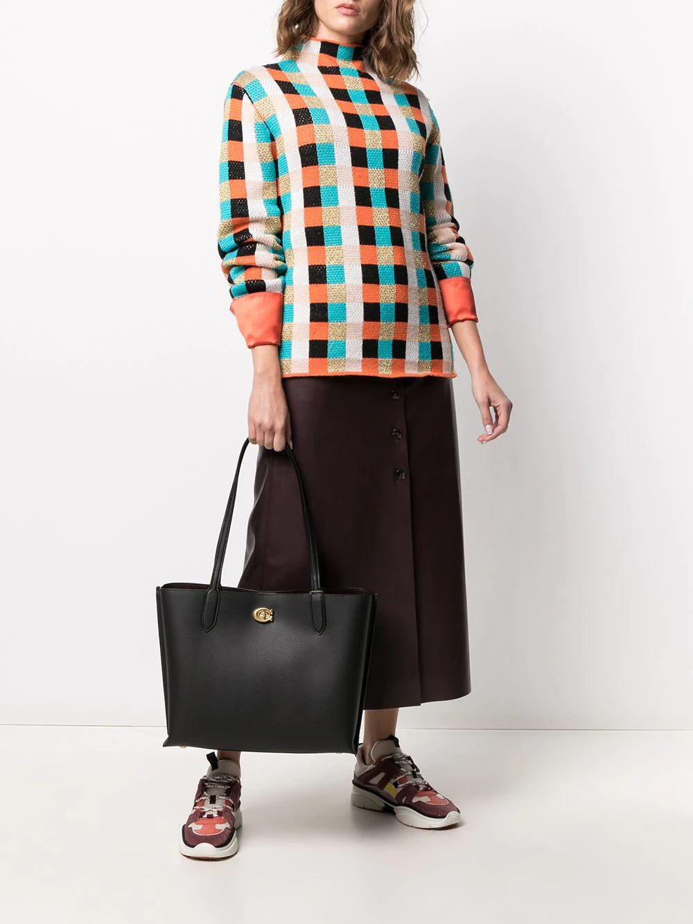 Coach oversized leather tote bag - Image 2