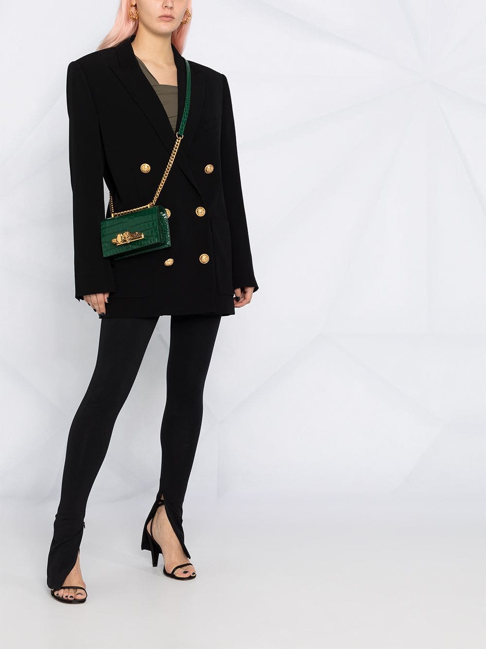 Alexander McQueen mini jewelled satchel - Image 2