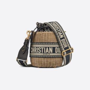 Dior Wicker Bucket Bag