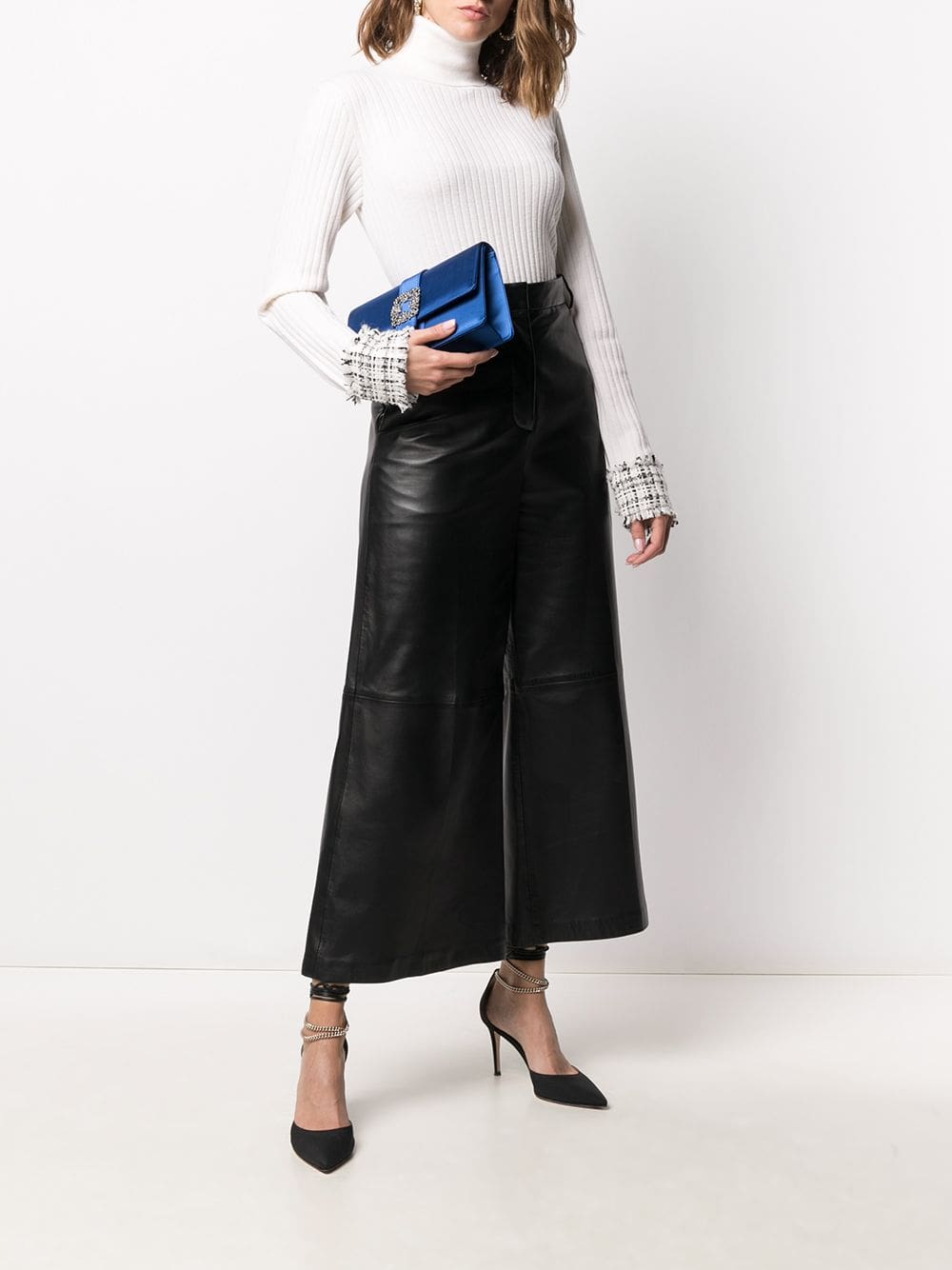 Manolo Blahnik Capri clutch bag - Image 2