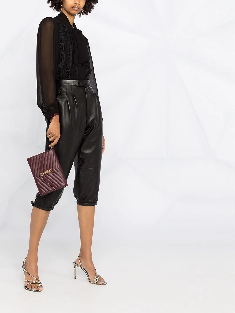 Saint Laurent New Pouch Monogram clutch - Image 2