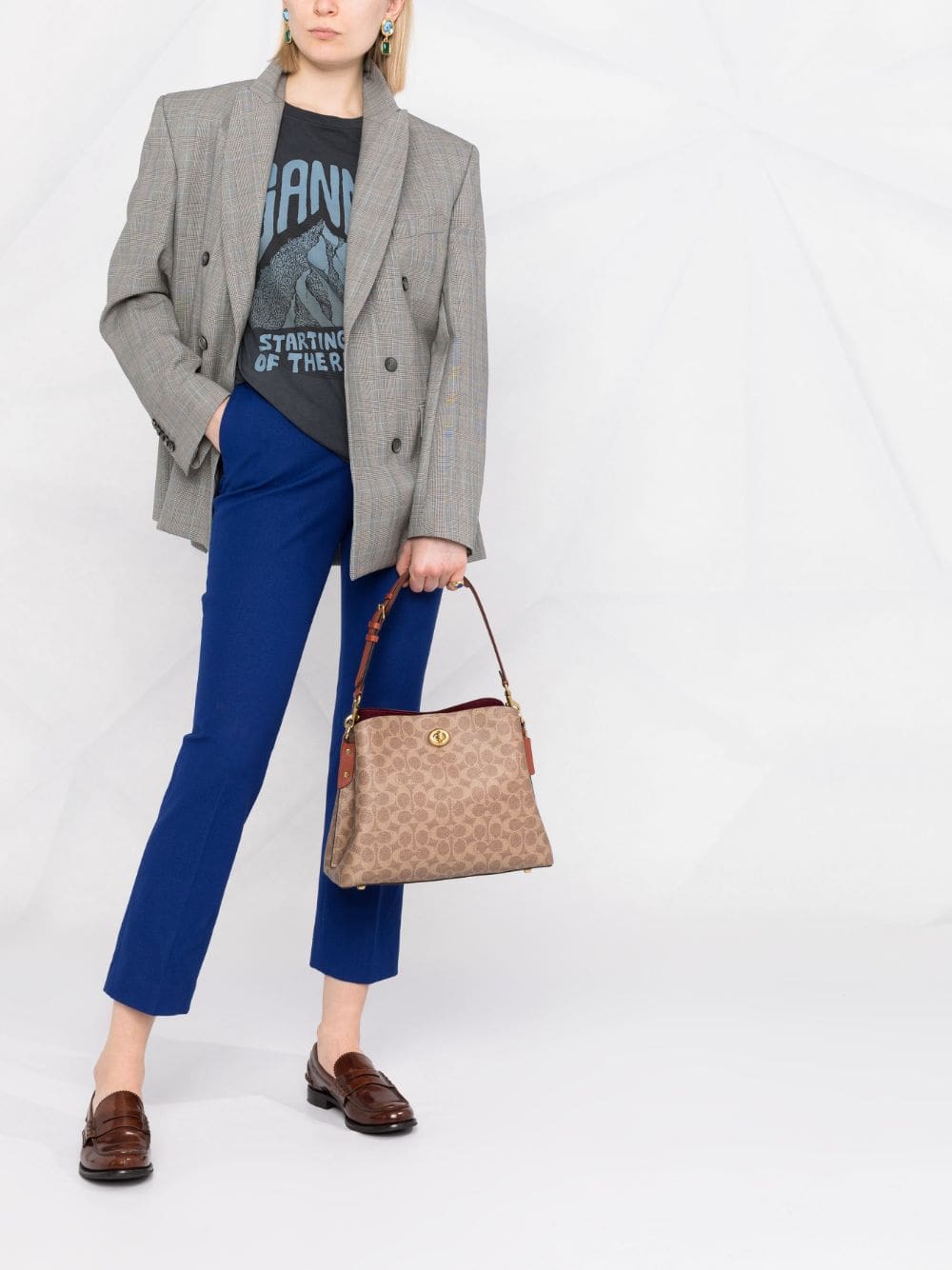 Coach monogram leather shoulder bag - Image 2