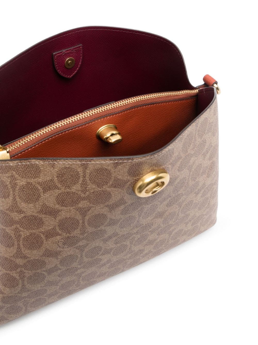 Coach monogram leather shoulder bag - Image 3