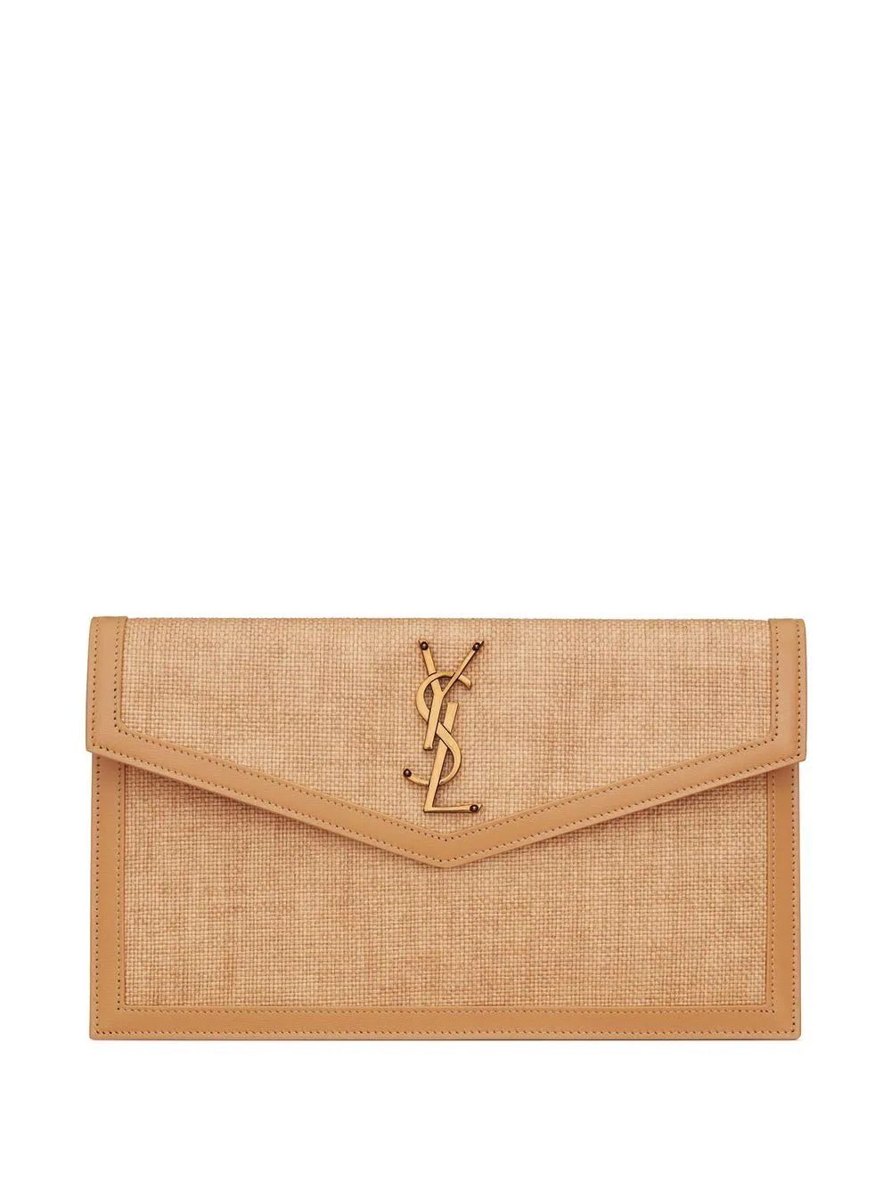 Saint Laurent Uptown canvas clutch bag