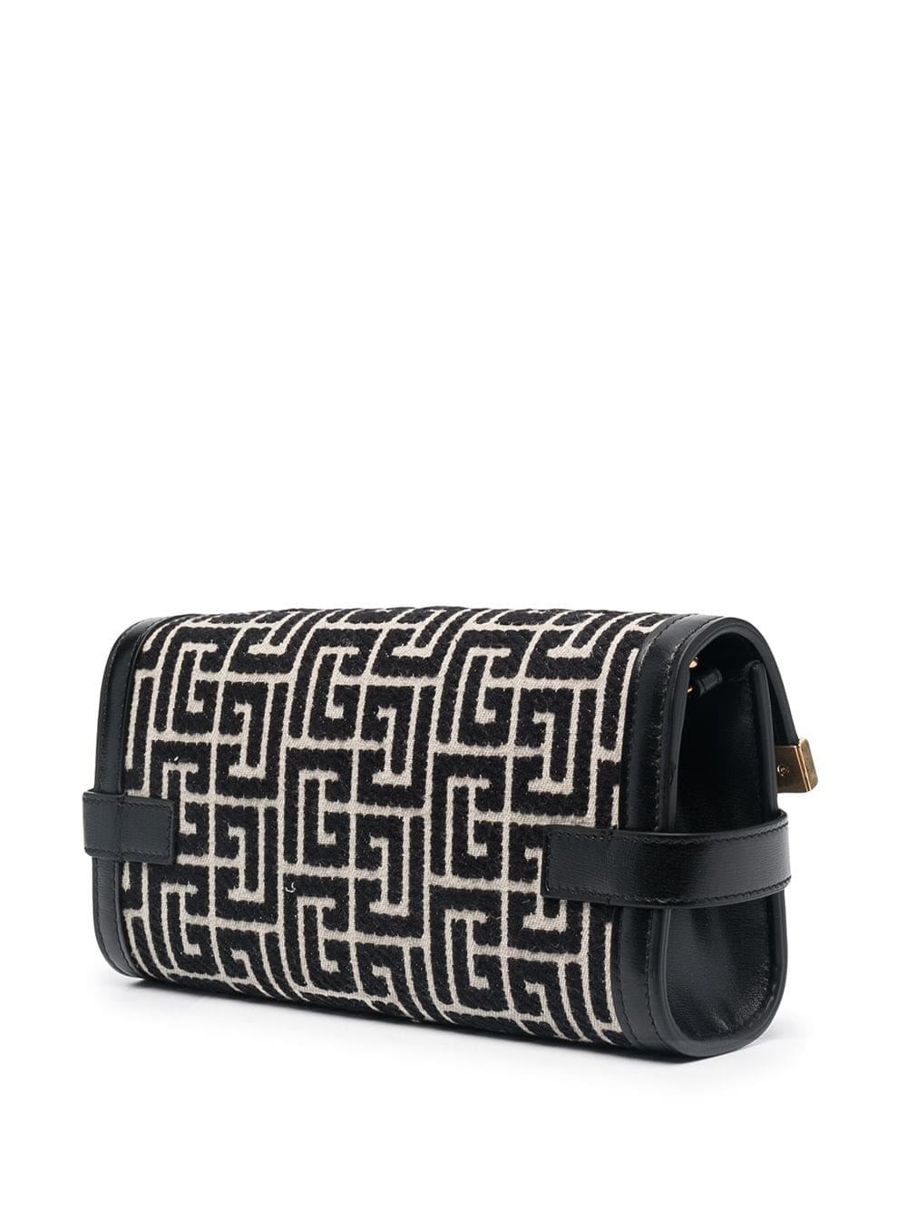 Balmain B-Buzz 23 monogram jacquard clutch bag - Image 3