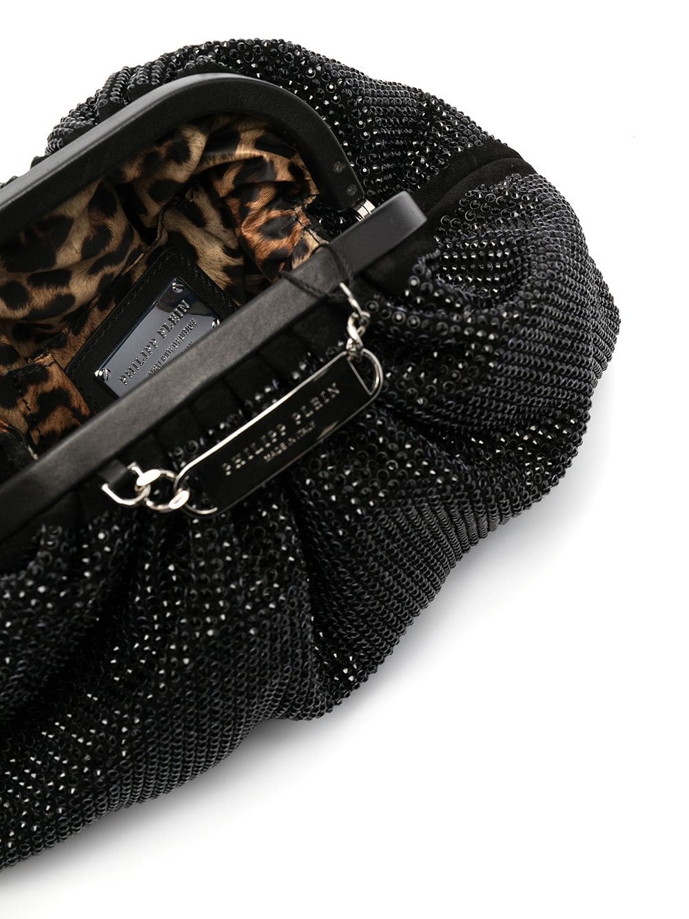 Philipp Plein crystal-embellished clutch bag - Image 5