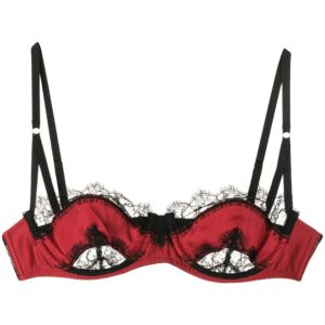 Kiki de Montparnasse  balconette lace silk bra