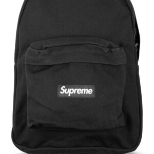 Supreme logo canvas backpack