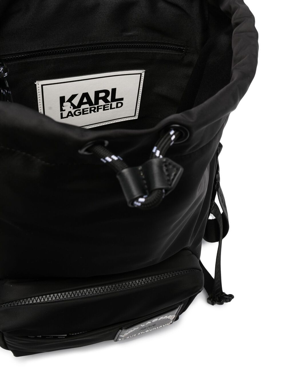 Karl Lagerfeld logo patch backpack - Image 5