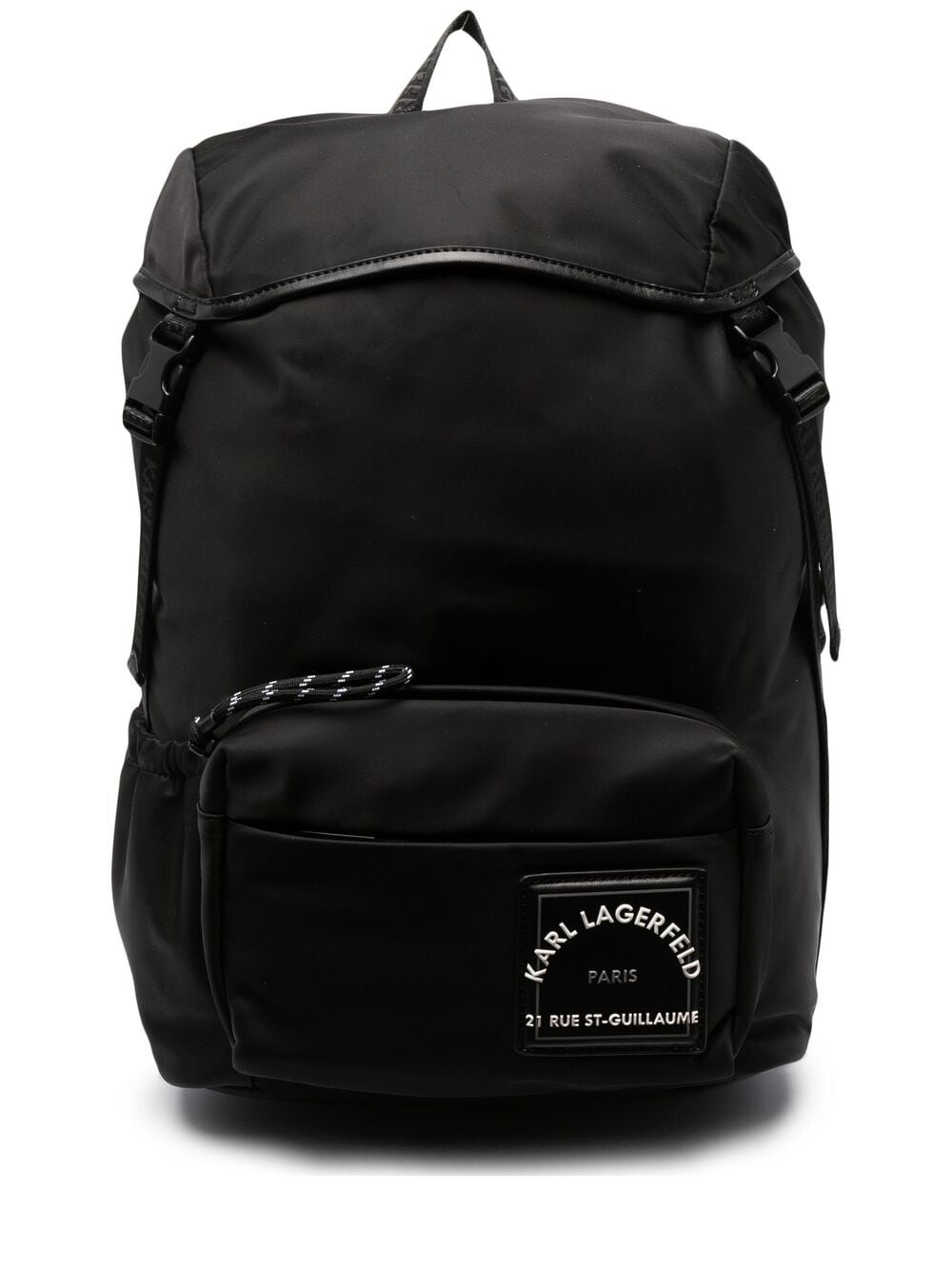 Karl Lagerfeld logo patch backpack