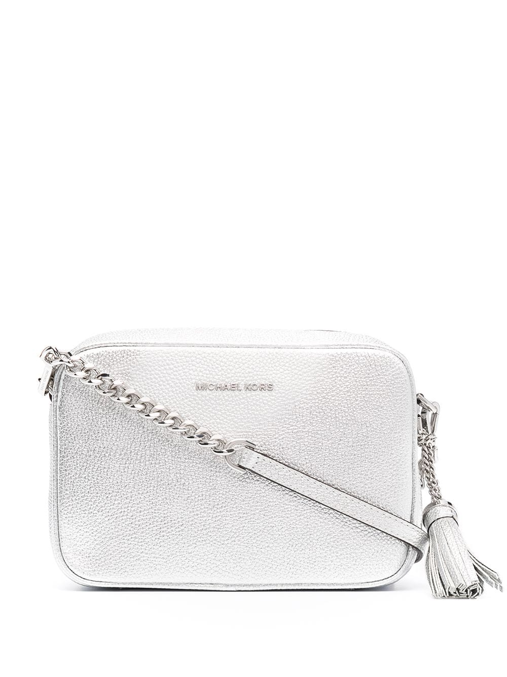 Michael Michael Kors metallic leather cross body bag