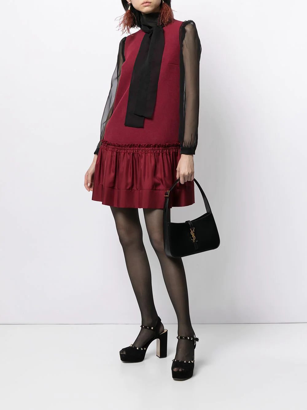 Saint Laurent 5A7 logo-plaque shoulder bag - Image 2