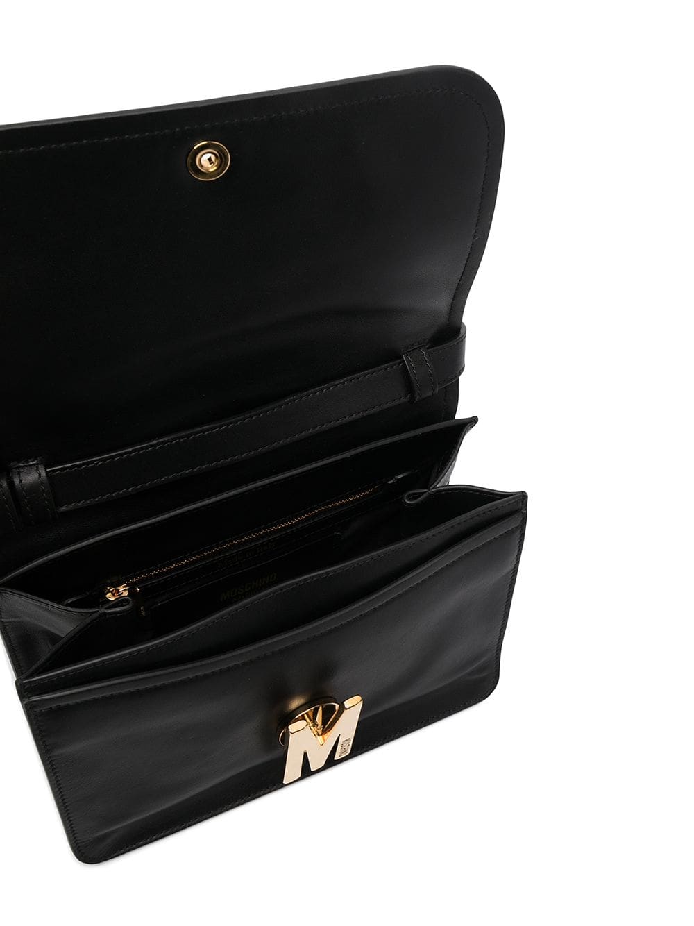 Moschino logo-plaque shoulder bag - Image 5