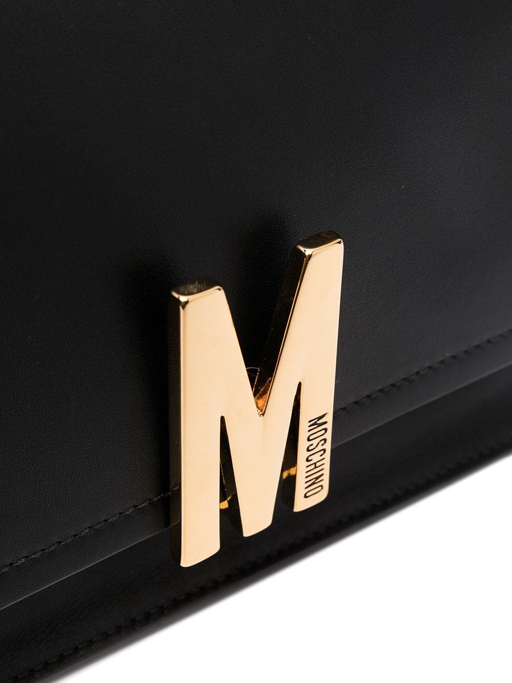 Moschino logo-plaque shoulder bag - Image 4