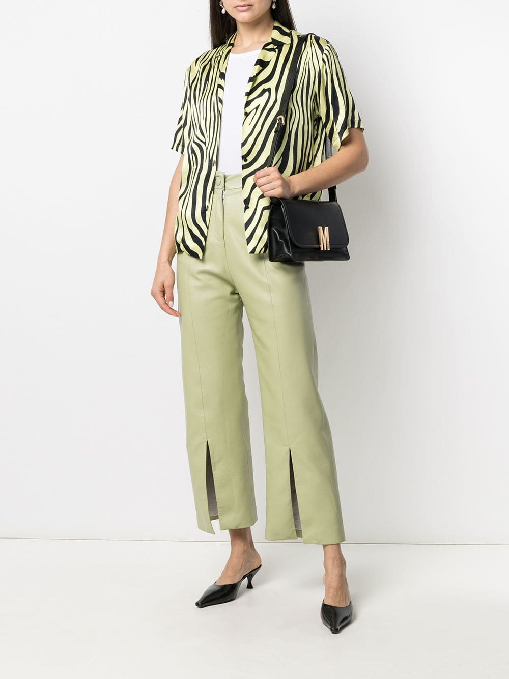 Moschino logo-plaque shoulder bag - Image 2