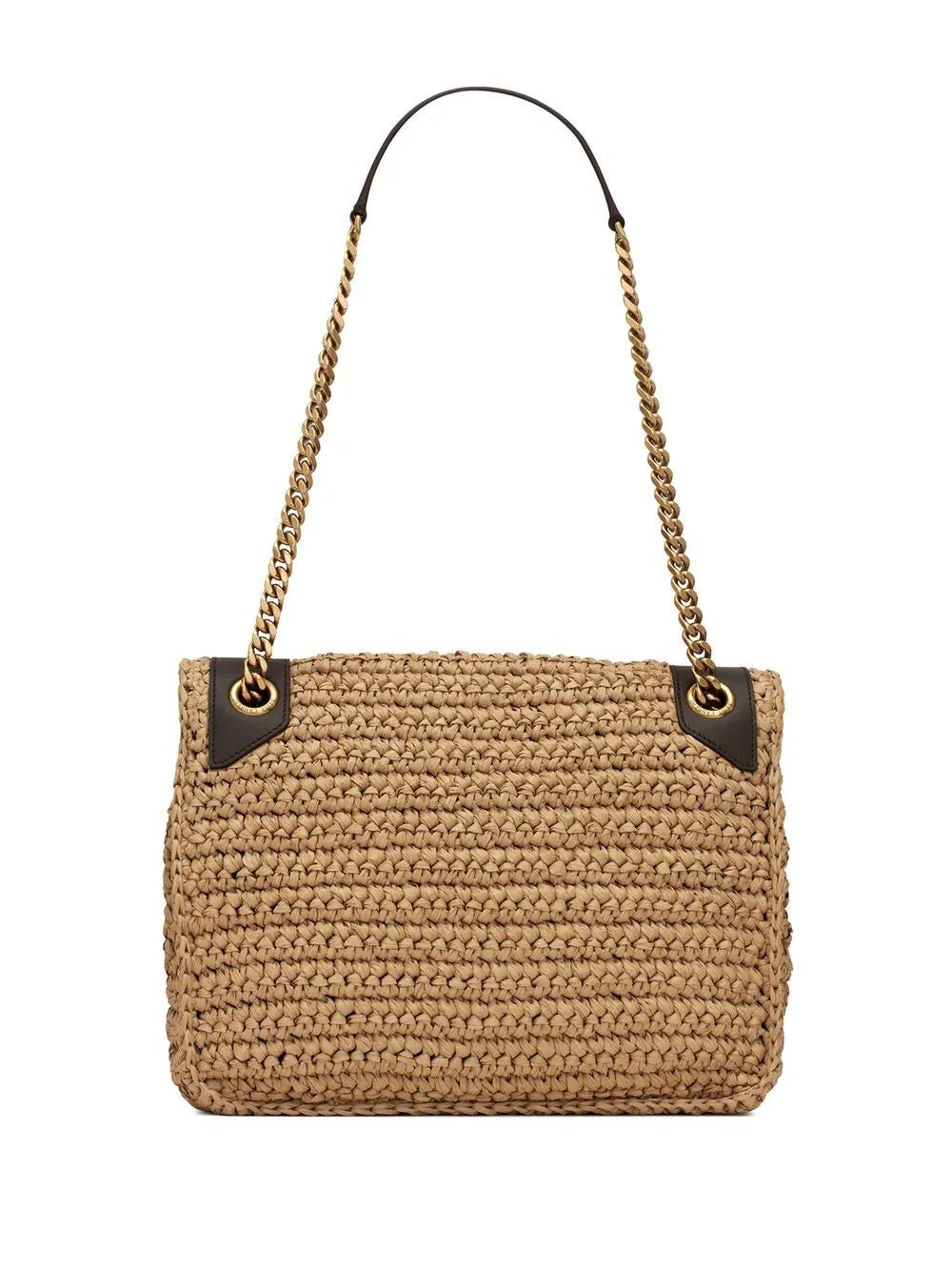 Saint Laurent medium Niki raffia shoulder bag - Image 2