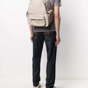 Eleventy multi-pocket leather backpack