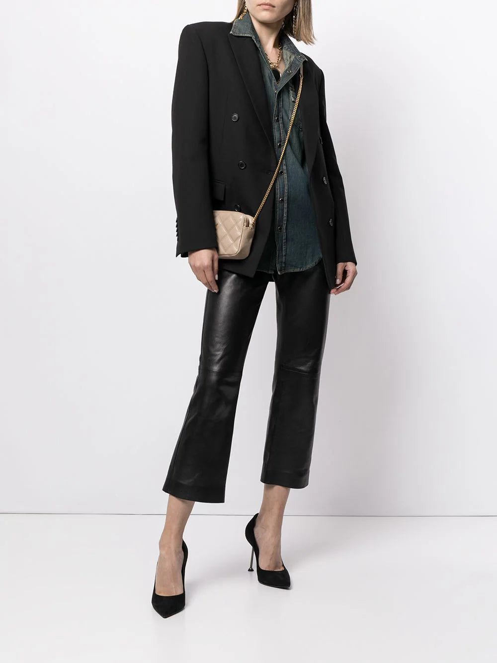 Saint Laurent press-stud denim shirt - Image 2