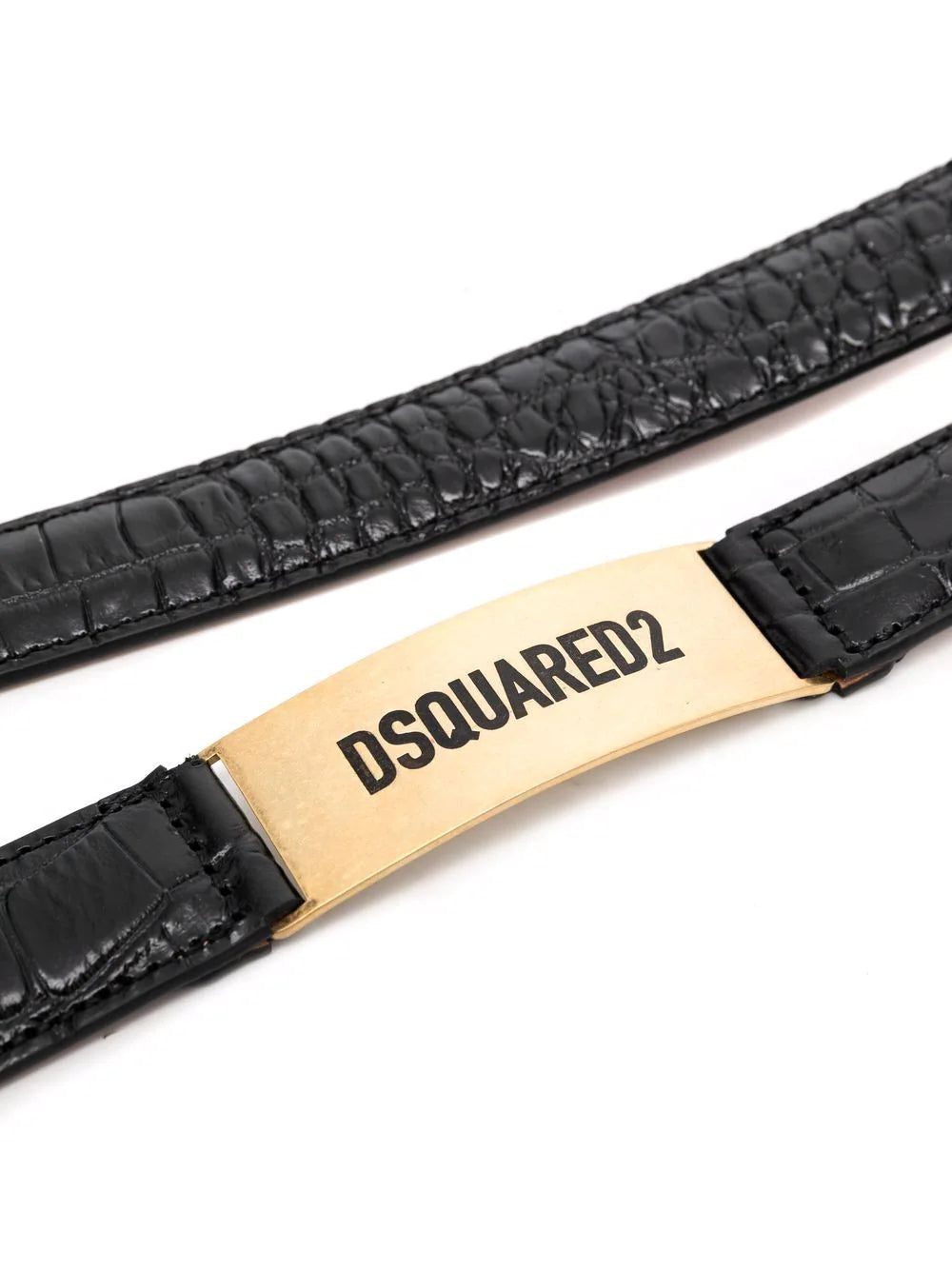 Dsquared2 croc-effect belt - Image 2