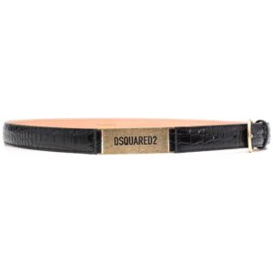 Dsquared2  croc-effect belt