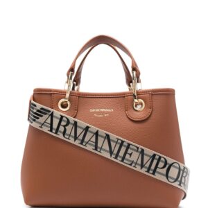Emporio Armani logo-shoulder strap tote bag
