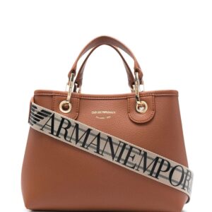 Emporio Armani logo-shoulder strap tote bag