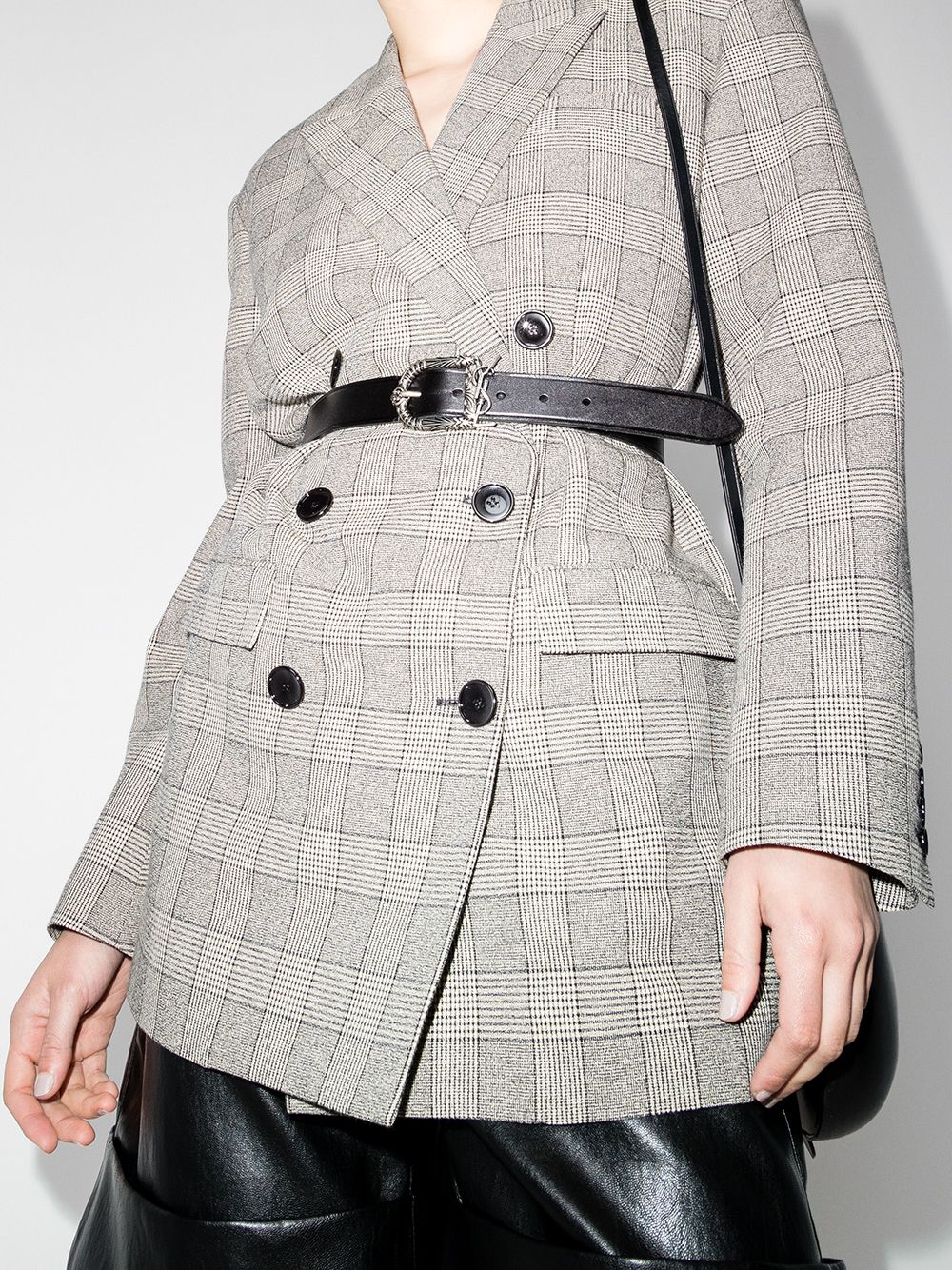 Saint Laurent YSL-logo leather belt - Image 2