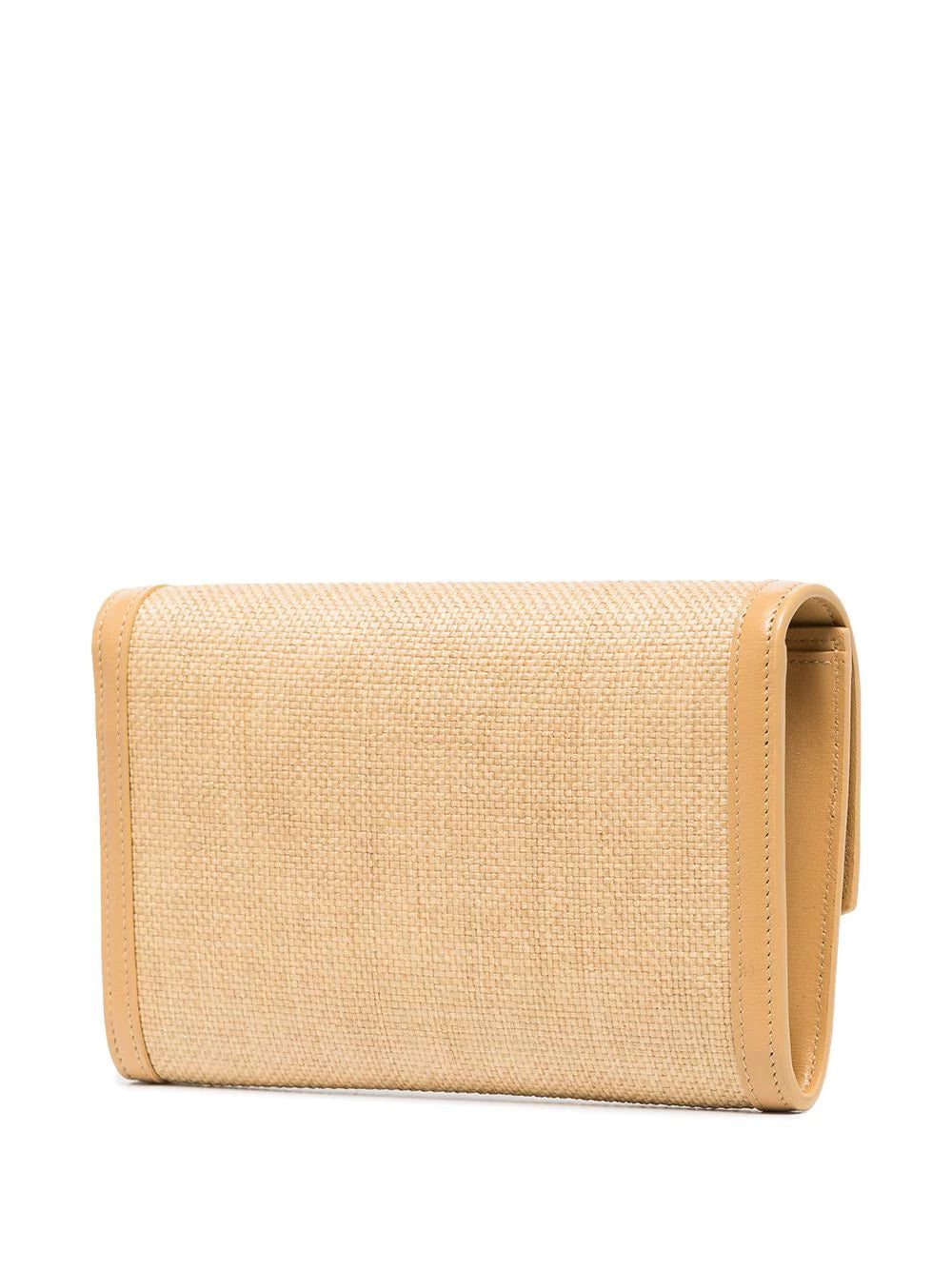 Saint Laurent Uptown raffia shoulder bag - Image 3