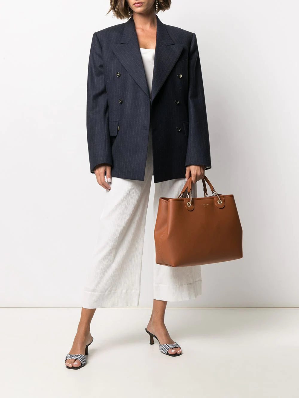 Emporio Armani logo-strap tote bag - Image 2