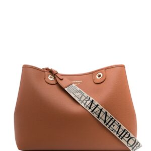 Emporio Armani logo-strap tote bag