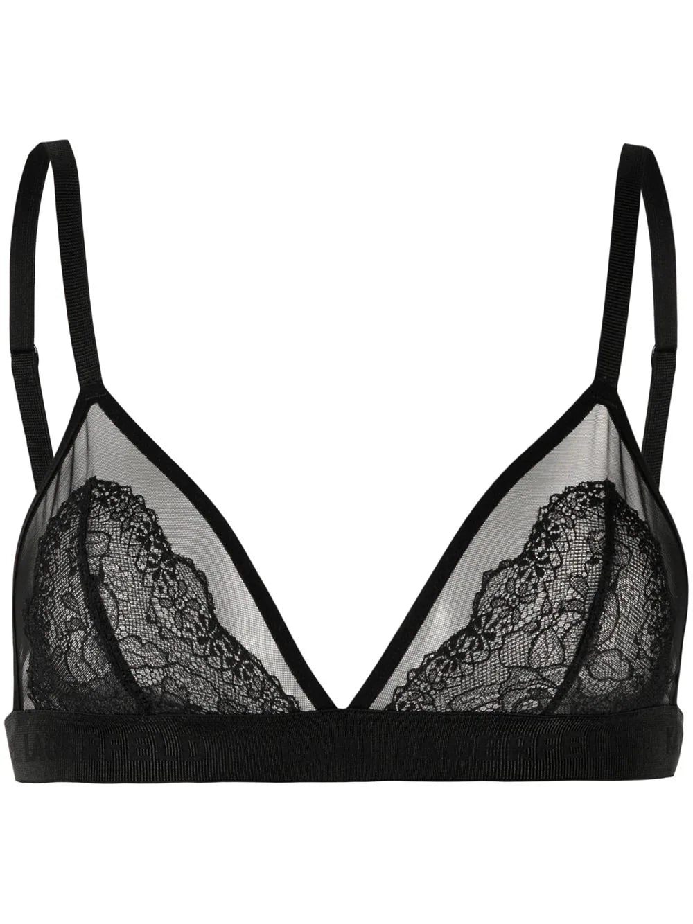 Karl Lagerfeld lace triangle bra