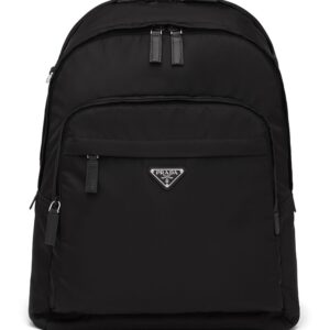 Prada Re-Nylon logo-plaque backpack