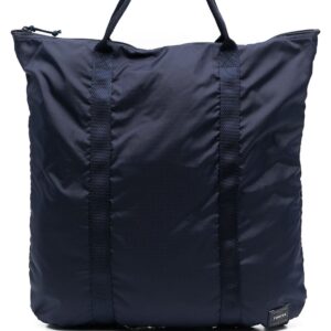 Porter-Yoshida & Co. logo-patch zipped backpack