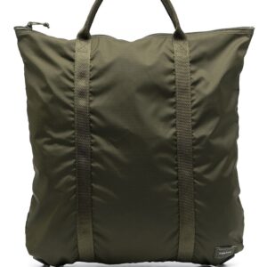 Porter-Yoshida & Co. logo-patch zipped backpack