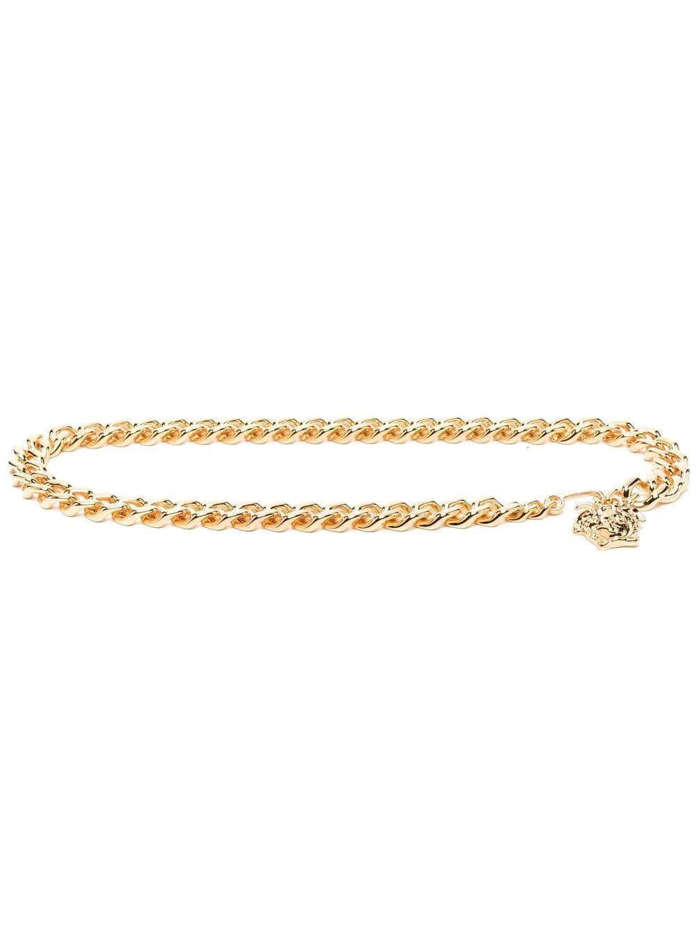 Versace Medusa-charm gold-tone belt