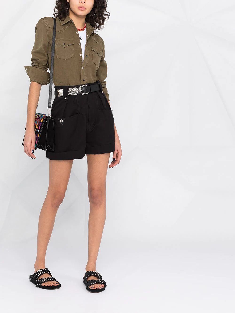 Saint Laurent snap-fastening western shirt - Image 2