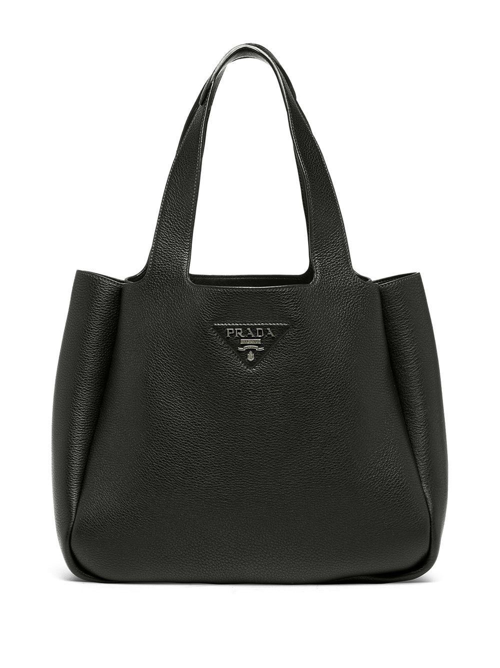 Prada Flou leather tote bag