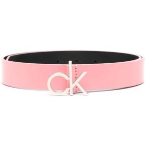 Calvin Klein  CK logo buckle 30mm leather belt