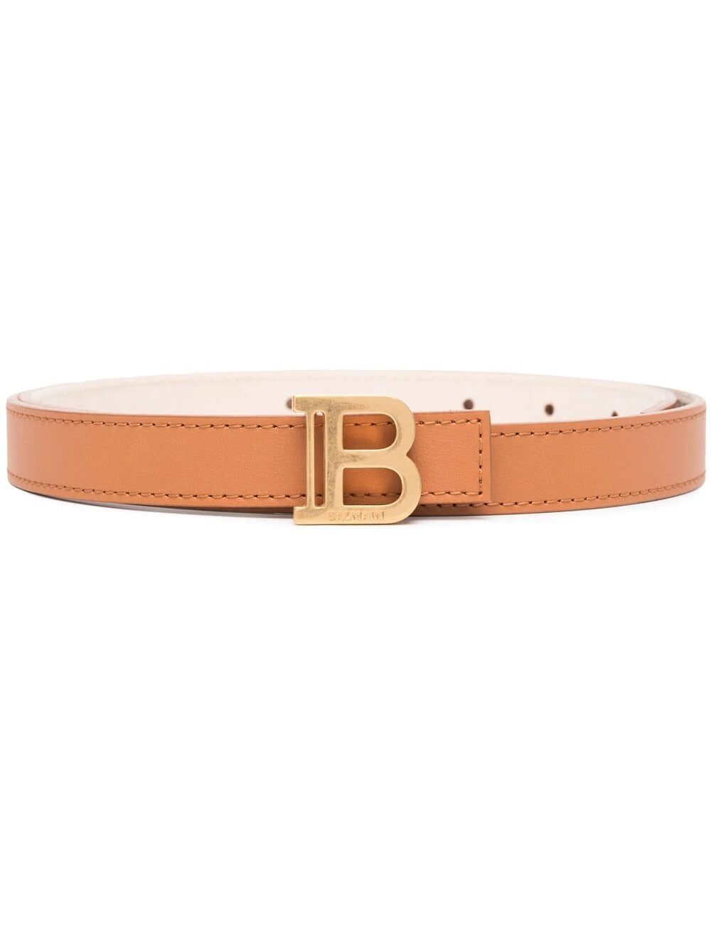 Balmain logo-plaque buckle-fastening belt