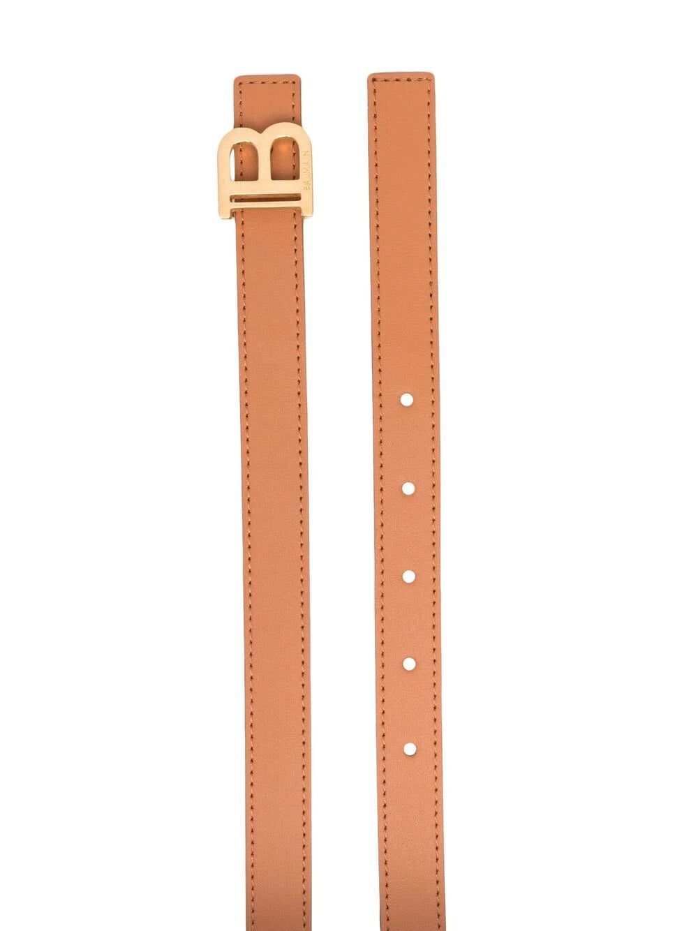 Balmain logo-plaque buckle-fastening belt - Image 2