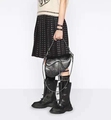 Dior Saddle Bag with Strap - Image 7