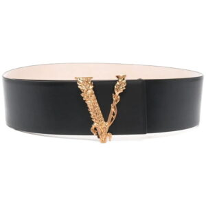 Versace Virtus leather belt