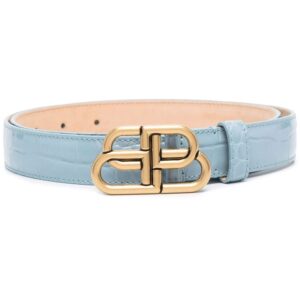Balenciaga  BB-buckle embossed belt