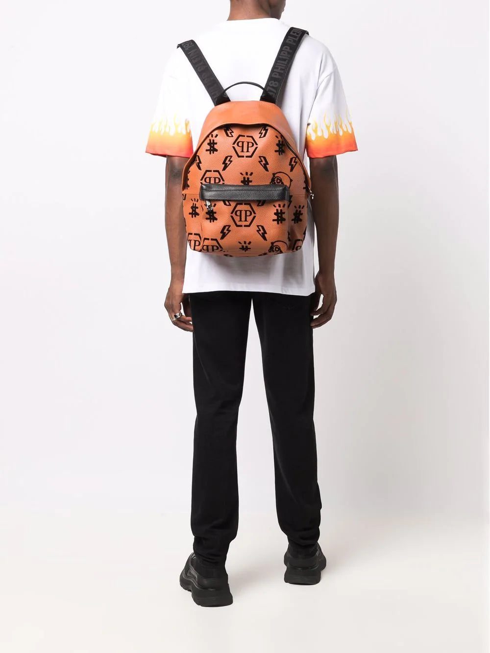 Phillip plein monogram print backpack - Image 2
