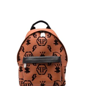 Phillip plein monogram print backpack