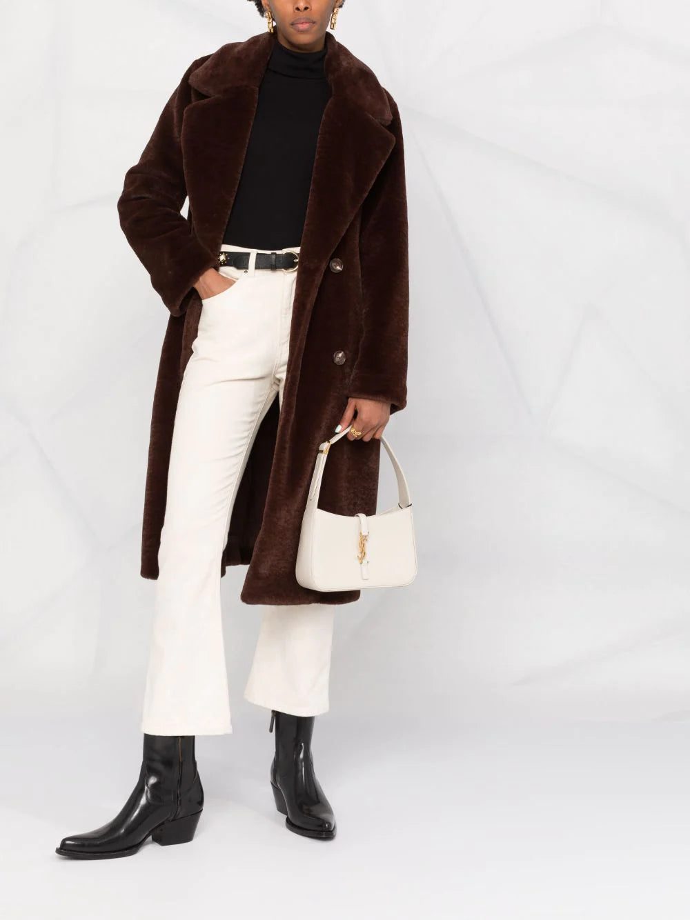 Saint Laurent 5A7 logo-plaque shoulder bag - Image 2