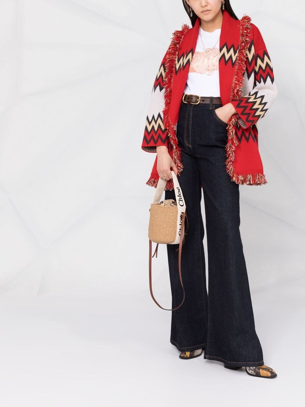 Chloé small Woody basket bag - Image 3