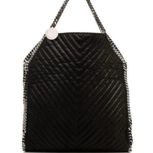 Stella McCartney  large Falabella chevron tote bag