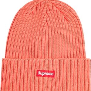 Supreme overdyed ribbed-knit beanie