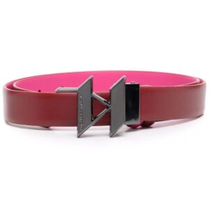 Karl Lagerfeld  K/Monogram reversible logo-buckle belt